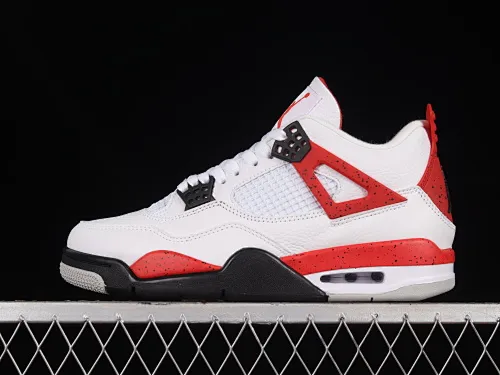 All categories Air Jordan Jordan series basketball shoes Air Jordan 4 Air Jordan 4 Red "Cement" AJ4 Joe 4 red cement reverse flame red DH6927-161